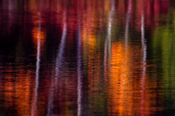 PFM-20&nbsp;&nbsp;&nbsp;&nbsp;&nbsp;&nbsp;&nbsp;&nbsp; Autumn Colors Reflecting on Somes Pond, Somesville, Maine