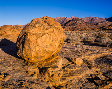 AF-LA-006 Large Bolder In The Remote Twyfelffontain Region, Damaraland, Namibia
