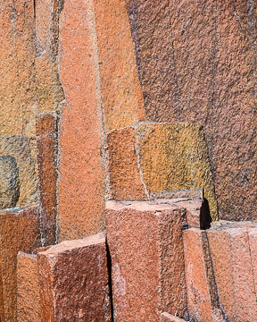 LE-AF-LA-015&nbsp;&nbsp;&nbsp;&nbsp;&nbsp;&nbsp;&nbsp;&nbsp; A Close-Up From Organ Pipes, Twyfelfontein, Damaraland, Namibia