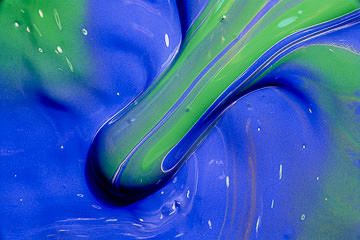 MH-08&nbsp;&nbsp;&nbsp;&nbsp;&nbsp;&nbsp;&nbsp;&nbsp; Abstract Close-Up Of Paints Mixing